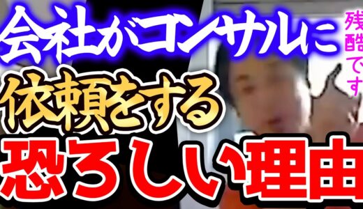 【ひろゆき】※●●コンサルを名乗る仕事は危険です...※もしコンサルタントを目指しているならこの事実だけ事前に知っておいて下さい※【切り抜き/論破/アクセンチュア/コンサルティングファーム/戦コン】