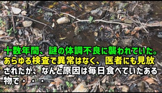 【スカッとひろゆき】十数年間、謎の体調不良に襲われていた。あらゆる検査で異常はなく、医者にも見放されたが、なんと原因は毎日食べていたある物で・・・