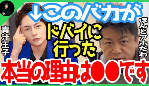 【ホリエモン】青汁王子こと三崎優太、このバカがドバイに行った本当の理由は●●です。ほんとアホすぎる【堀江貴文 青汁王子 三崎優太 青汁劇場 ドバイ ガーシー 東谷義和 NHK党 立花孝志 切り抜き】
