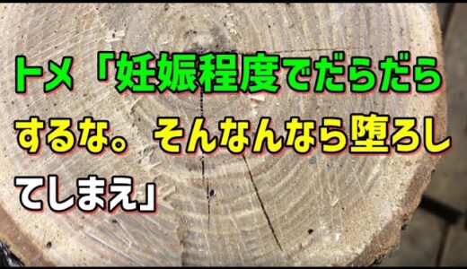 【スカッとひろゆき】トメ「妊娠程度でだらだらするな。そんなんなら堕ろしてしまえ」