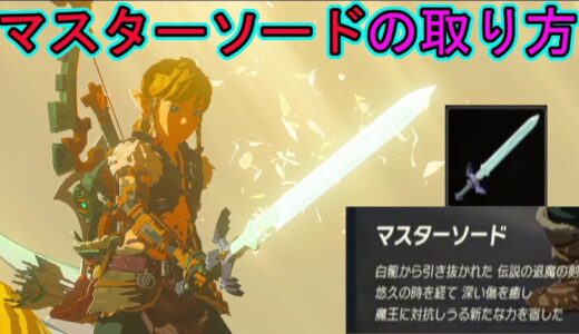 マスターソードを超簡単に取る方法を解説【ティアキン】【ひろゆき解説】