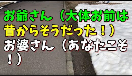 【スカッとひろゆき】お爺さん（大体お前は昔からそうだった！） お婆さん（あなたこそ！）