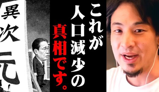 ※政治家が本気で少子化対策をしたがらない訳※この話はまぎれもない真実です【 切り抜き 2ちゃんねる 思考 論破 kirinuki きりぬき hiroyuki 児童手当 晩婚化 財源 高齢化 岸田文雄】
