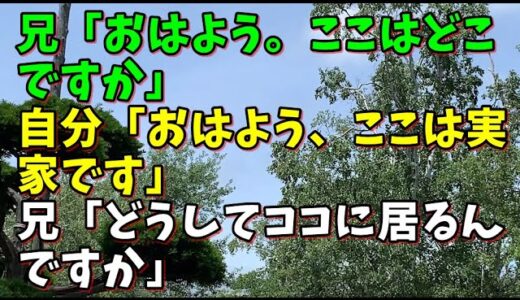【スカッとひろゆき】兄「おはよう。ここはどこですか」 自分「おはよう、ここは実家です」 兄「どうしてココに居るんですか」