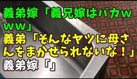【スカッとひろゆき】義弟嫁「義兄嫁はバカｗｗｗ」 義弟「そんなヤツに母さんをまかせられないな！」 義弟嫁「」