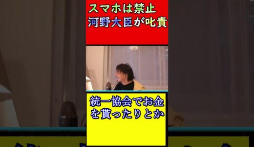 河野大臣が国会でスマホ使用した結果…【西村博之、ひろゆき】#shorts #ひろゆき #西村博之 #河野大臣 #スマホ #国会 # #切り抜き #統一教会