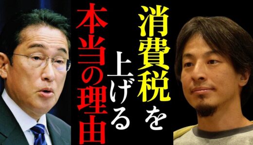 消費税は上げ得た方が良い？【ひろゆき】#shorts
